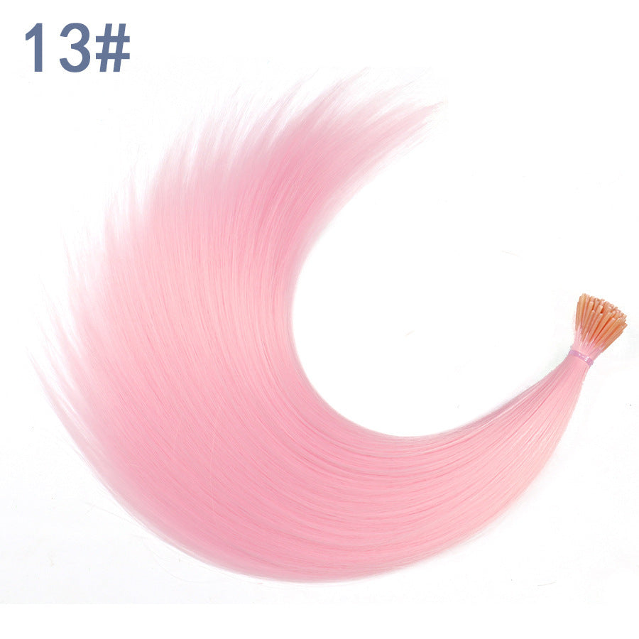 Cm Color Feather Hair Extension Fiber Chemical Wig Ponytail