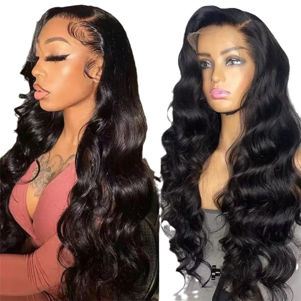 Front Lace Sheath Curly Hair Big Wig Long Curls