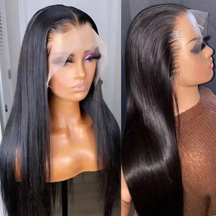 Unique Human Front Lace Head Cover Real Hair Wig