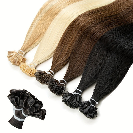 Human Extensions Wigs Pieces Extension Nail Real Hair Wig