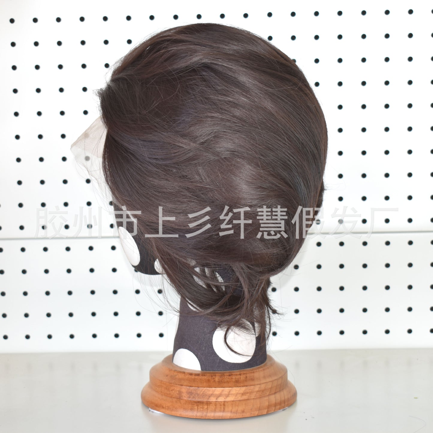 Front Lace Less Round Head Universal Short Hair Master General Cos Wig