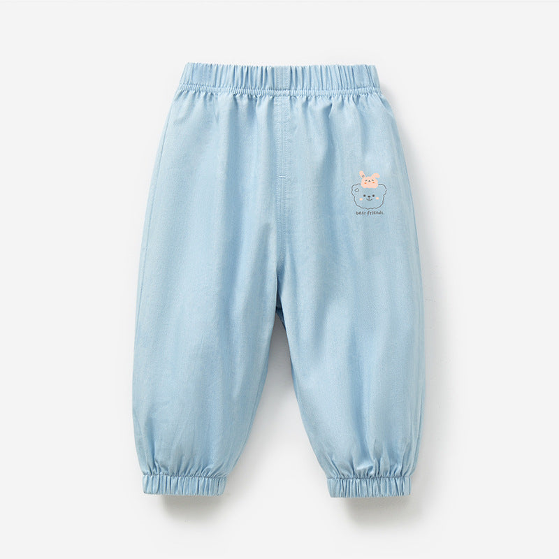 Children's Summer Thin Jeans Toddler Clothing Trousers Children's Pants
