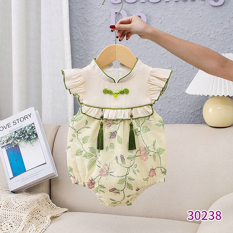 Jumpsuit National Style Thin Born Triangle Rompers Jumpsuit, Climbing Suit