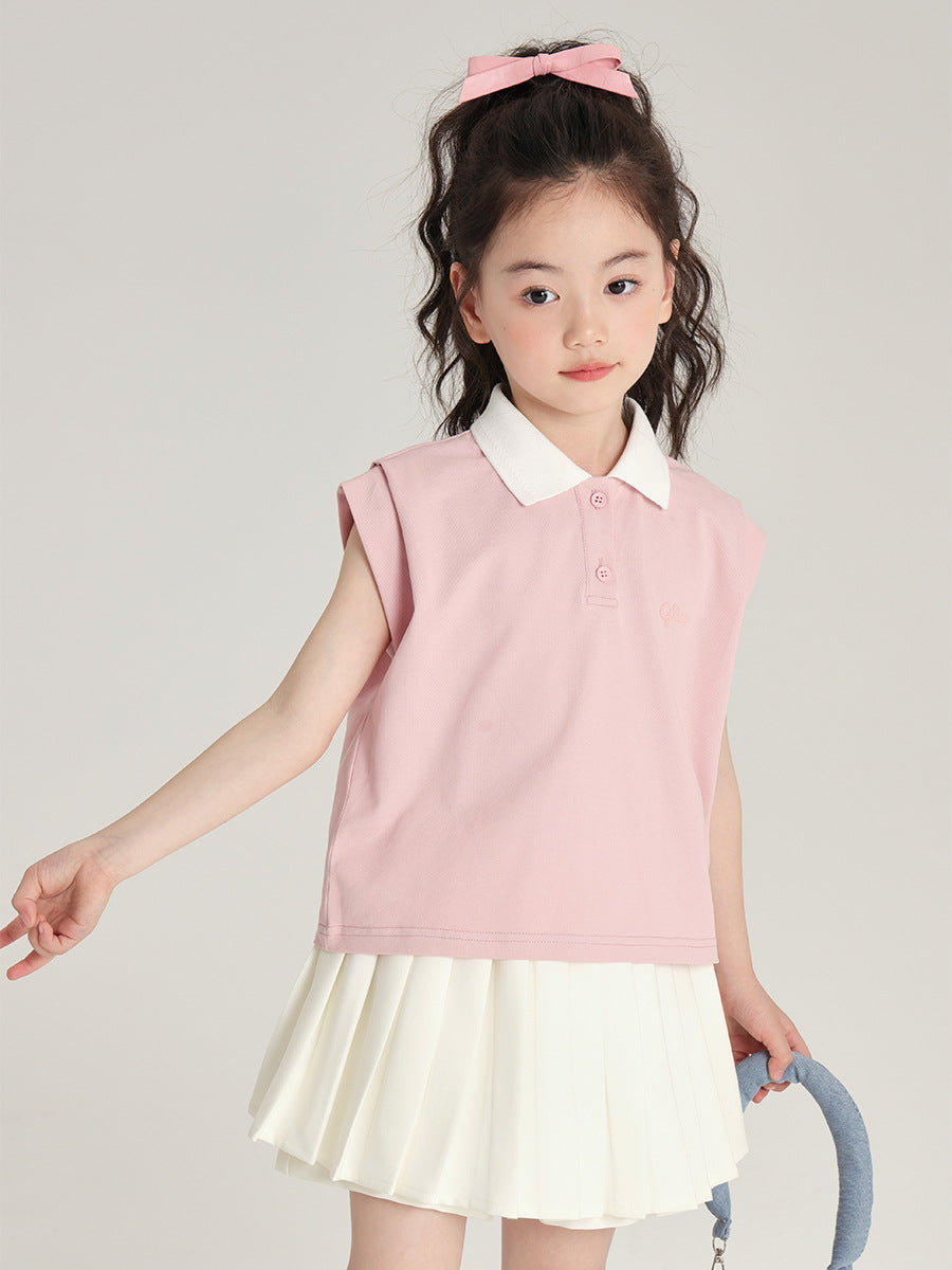 Children's Casual Trend Short-sleeved Playful Lovely Raincoat Three-dimensional Puff Children's T-shirt