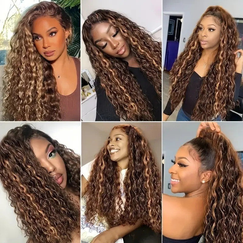 Women's Wigs With Small Curly Hair Piano Wig Long Curls