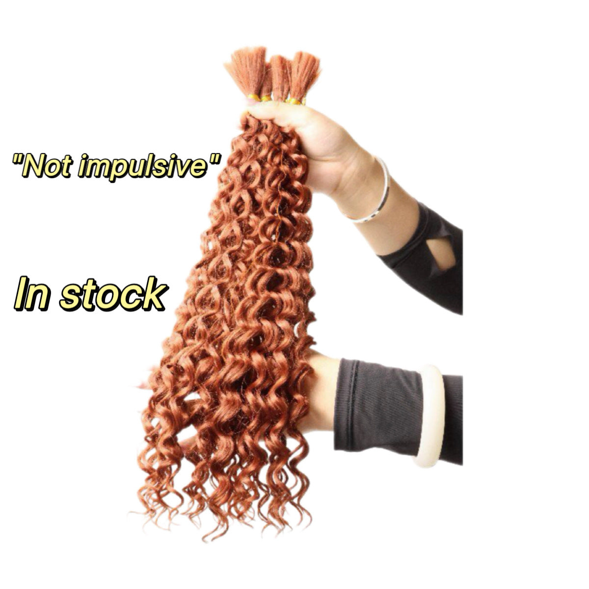 Large Volume African Chemical Fiber Crochet Wig Long Curls
