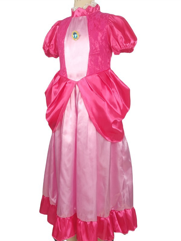 Children's Halloween Peach Princess Super Mario Clothing Children's Dress