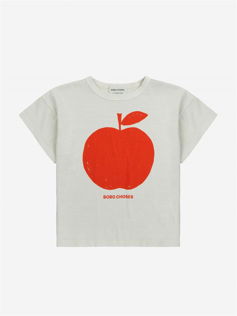 Children's Clothing Cotton Printing Fashion Short Sleeve Children's T-shirt