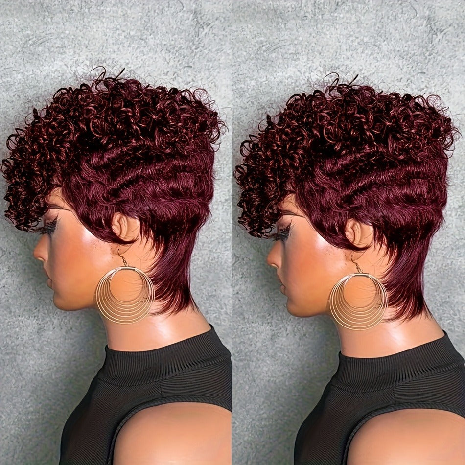 Charming Unique Human Set Full Mechanism Real Hair Wig