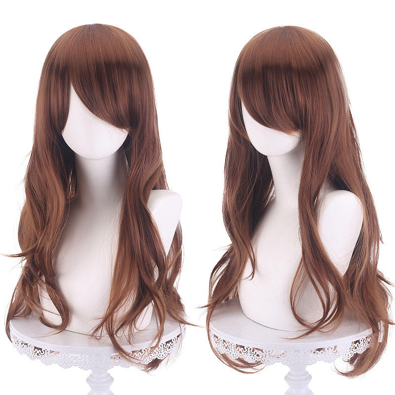 Anime Universal Long Curly Hair Micro Cos Wig