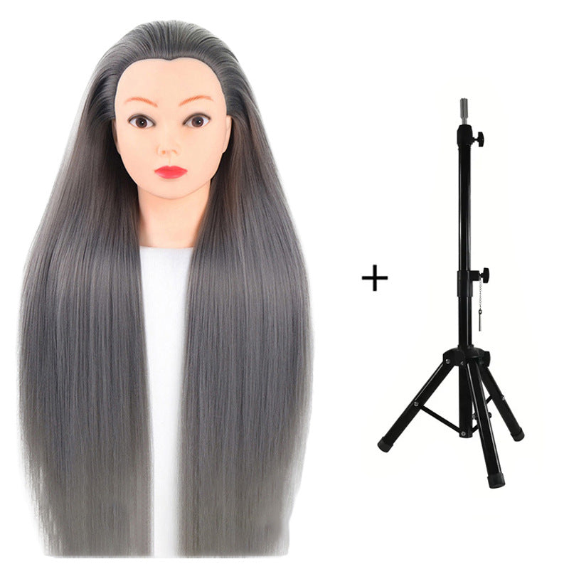Model Head Beauty Hairdressing Chemical Fiber Filament Mock Braided Hair Other Wig