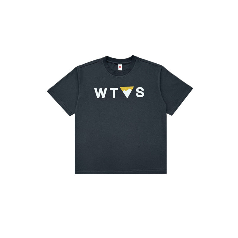 Children's Short-sleeved Summer Outdoor Mountain Round Neck Boy's Soft Cotton Children's T-shirt