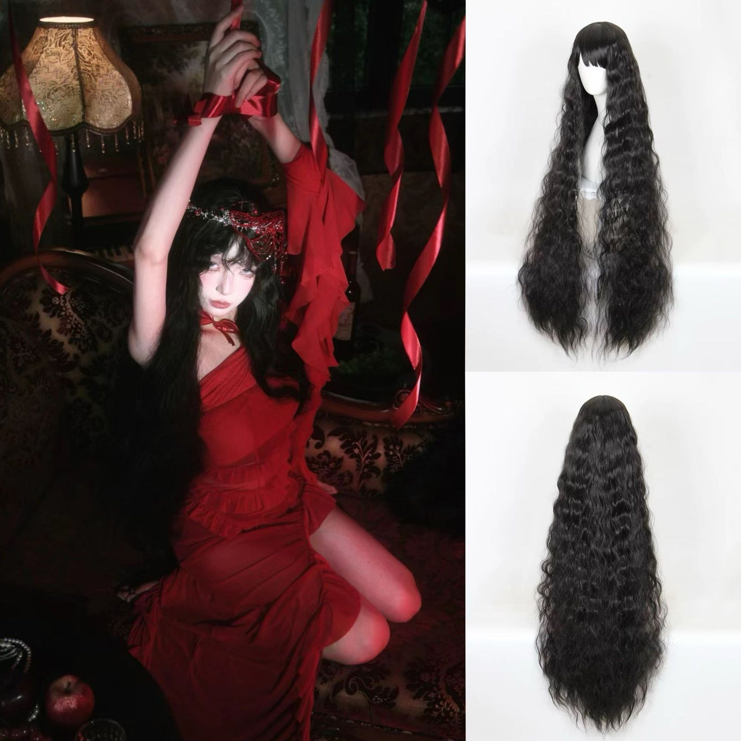 One Meter Lengthened Version Mori Style Wig Long Curls