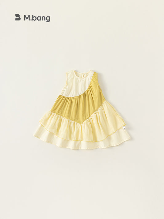 Children's Clothing Sleeveless Color-matching Summer Sundress Sweet Princess Children's Dress