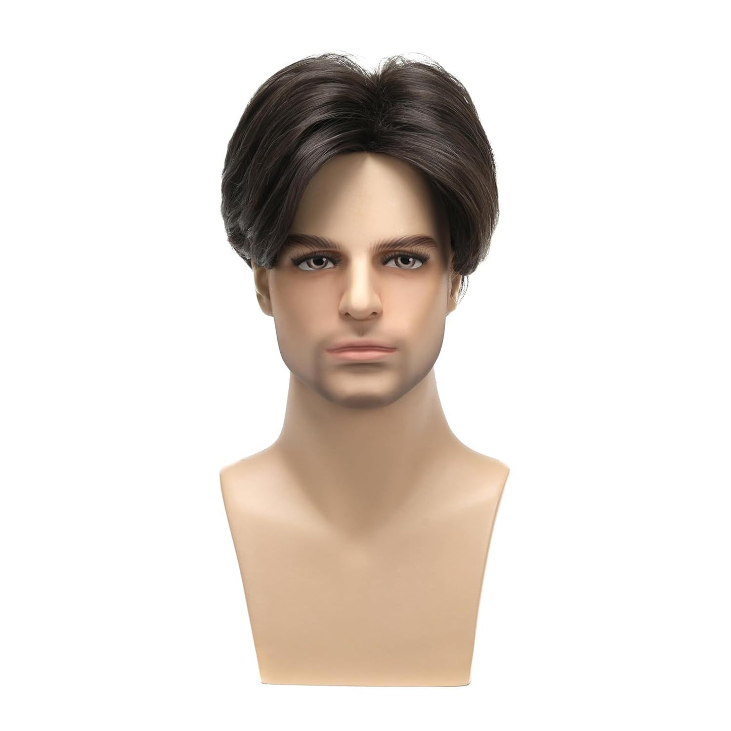 Unique Men's Fashion Mid-length Handsome Short Men's Wig