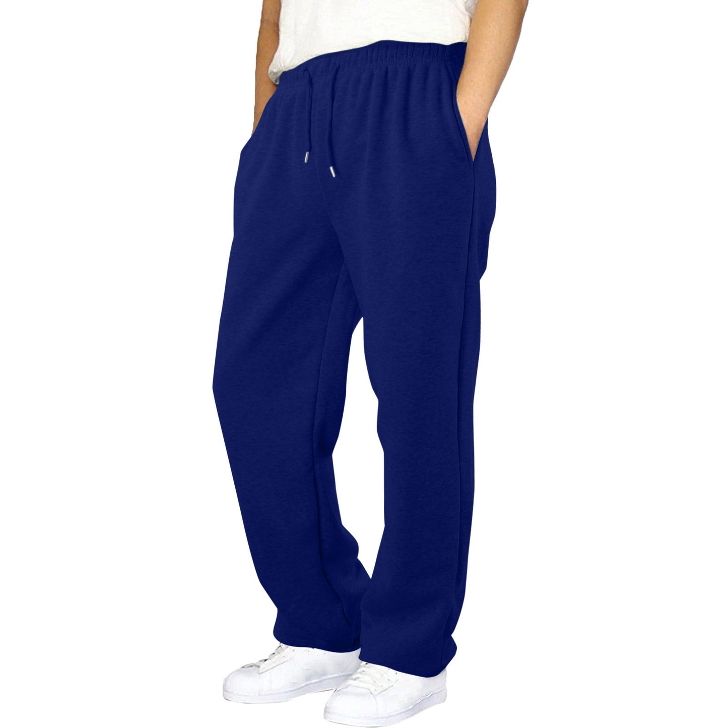 Children's Medium Big Elastic Waistband Drawstring Loose Wide Children's Pants