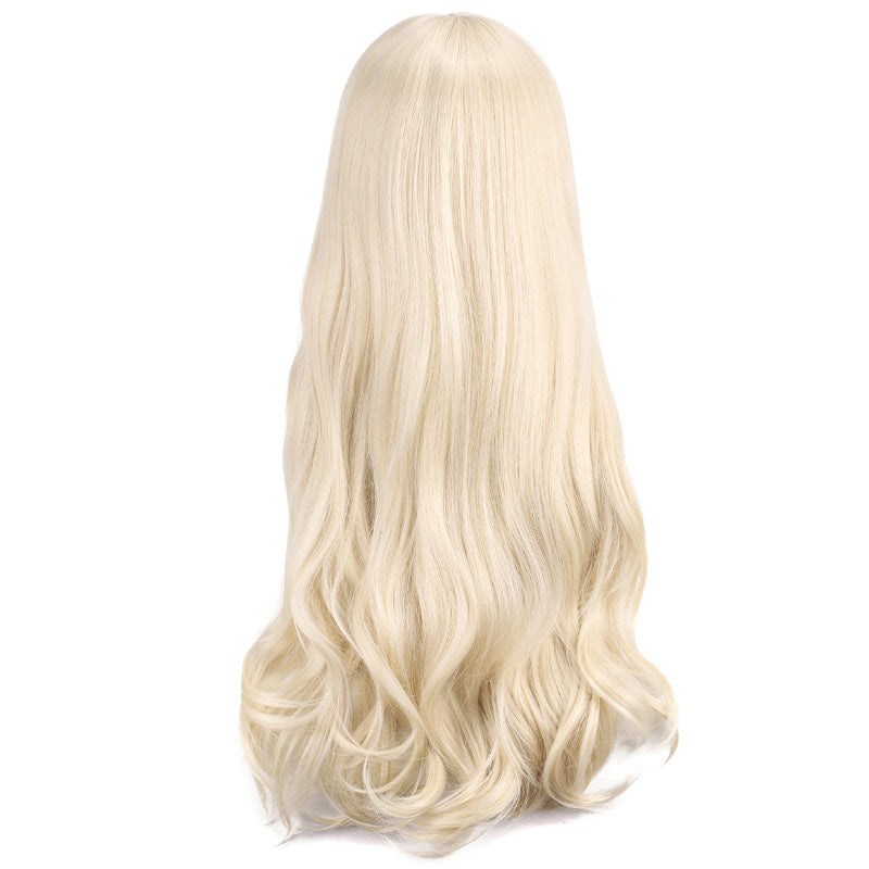 Main Barbie Light Golden Micro Curly Cos Wig