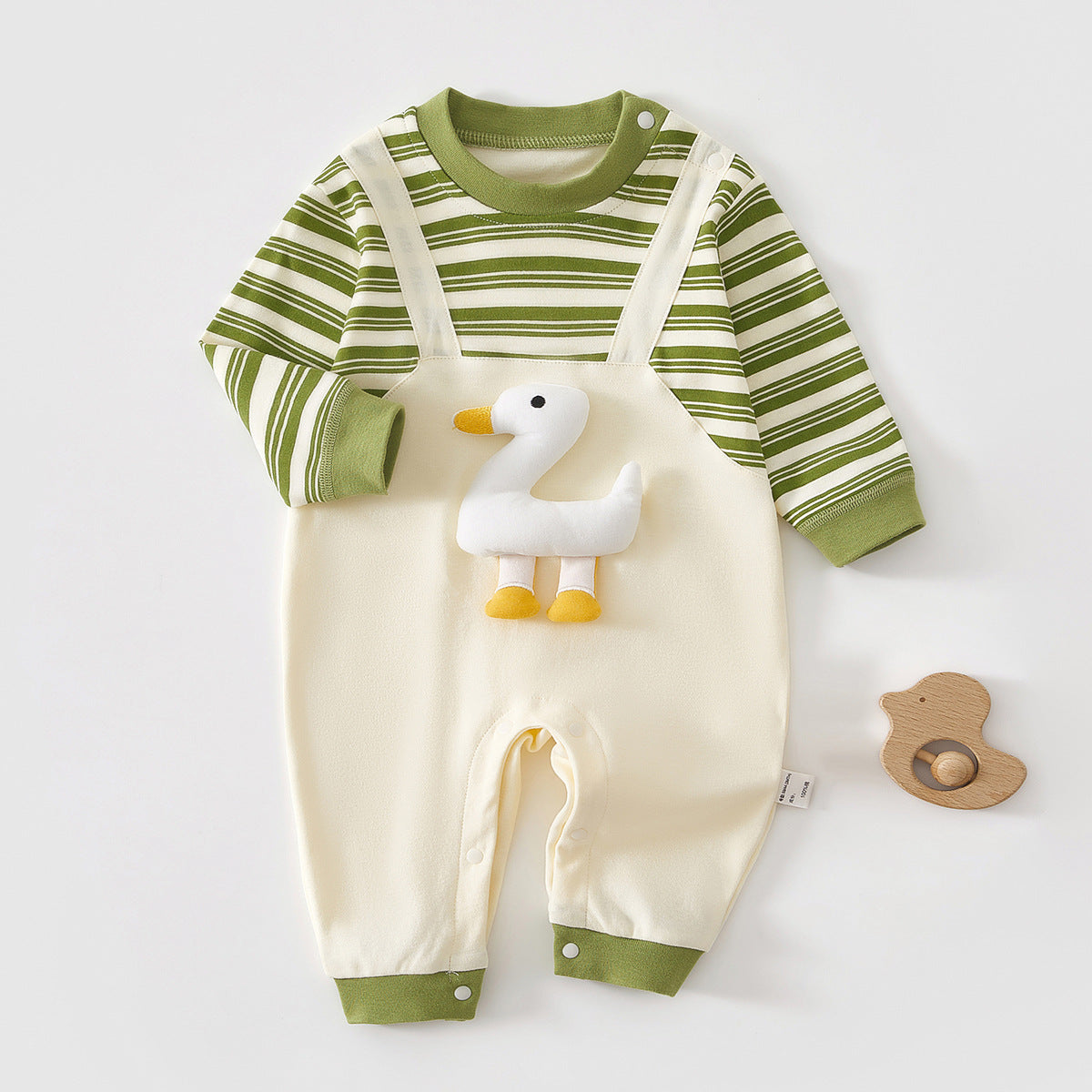 Women's & Men's Infant Long Sleeve One-piece Romper Clothes Born Pure Cotton Cartoon Jumpsuit, Climbing Suit