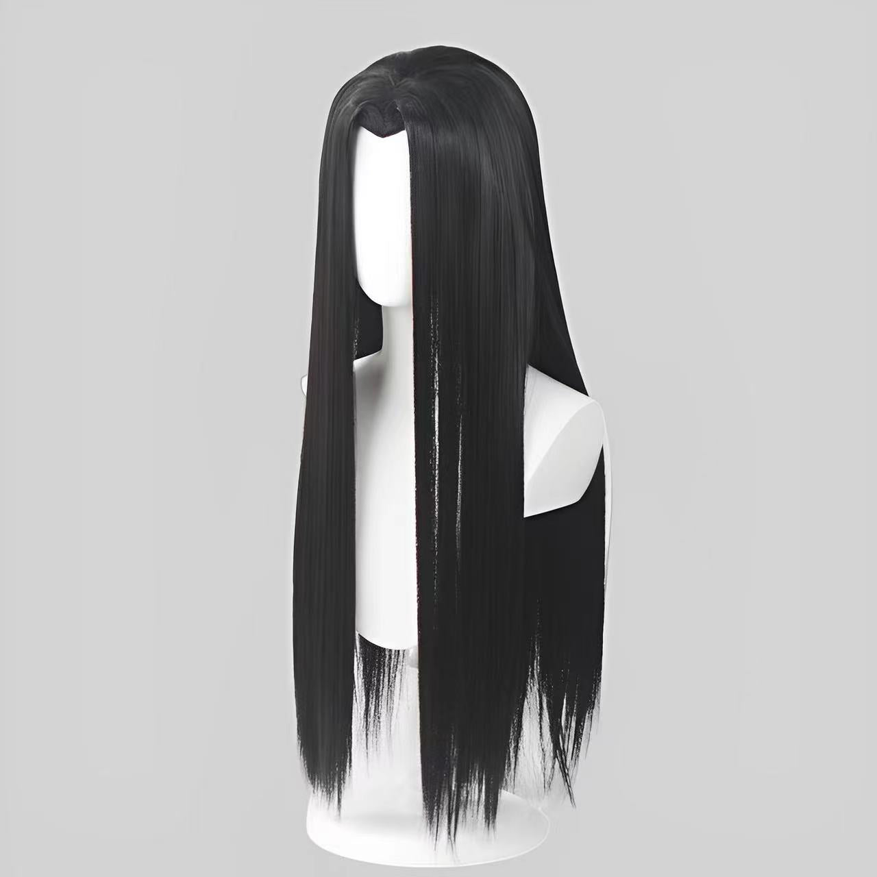 Film Television Black White Gray Universal Beauty Pointed Head Cover Cos Wig