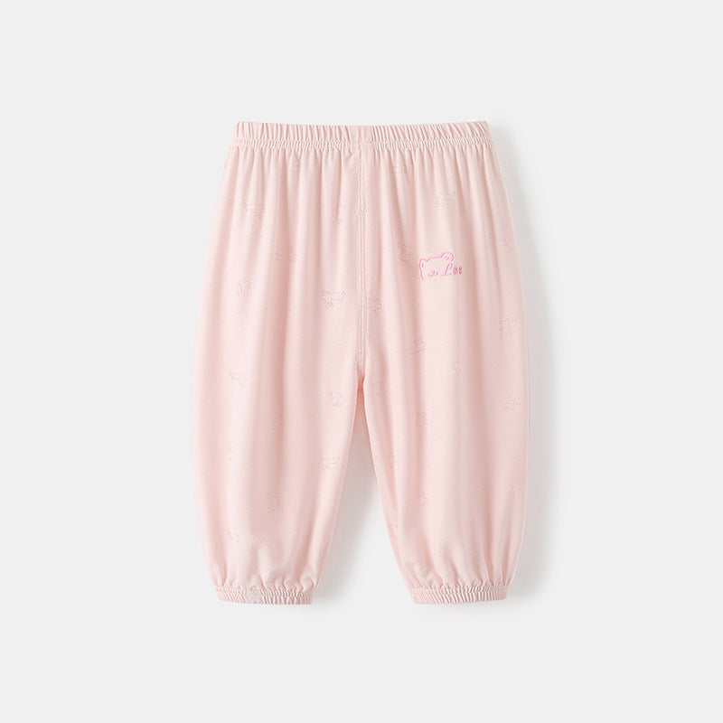 Children's Trousers Thin Breathable Boys Silk Casual Outdoor Children's Pants