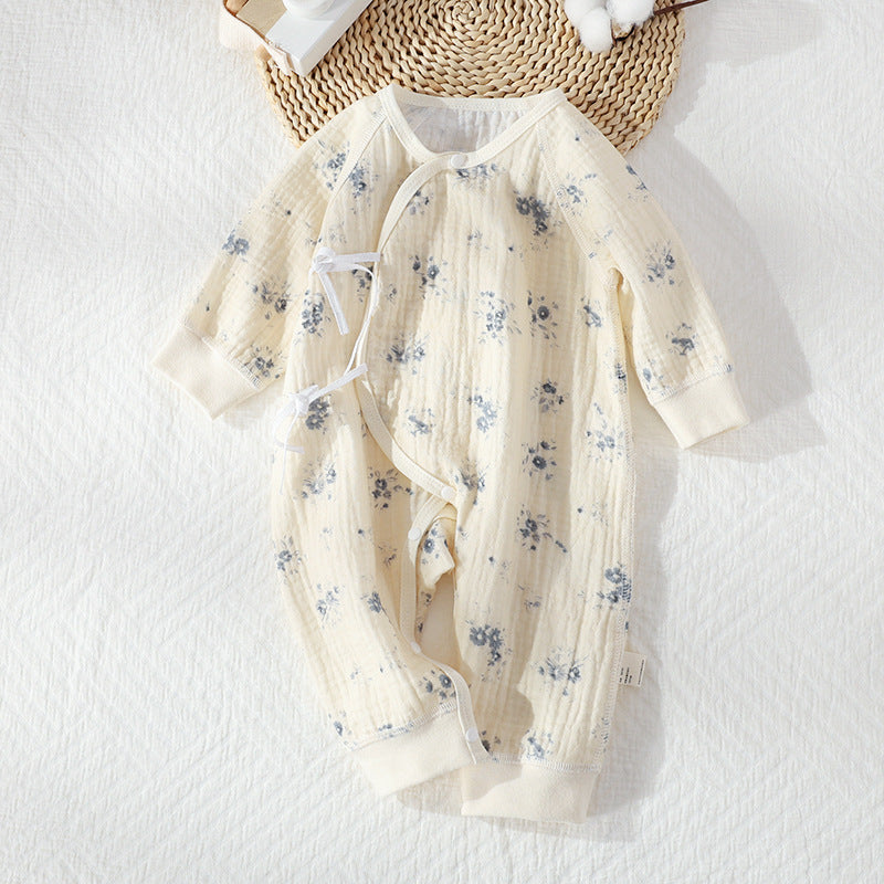 Class Antibacterial Born Cotton Gauze Jumpsuit Jumpsuit, Climbing Suit