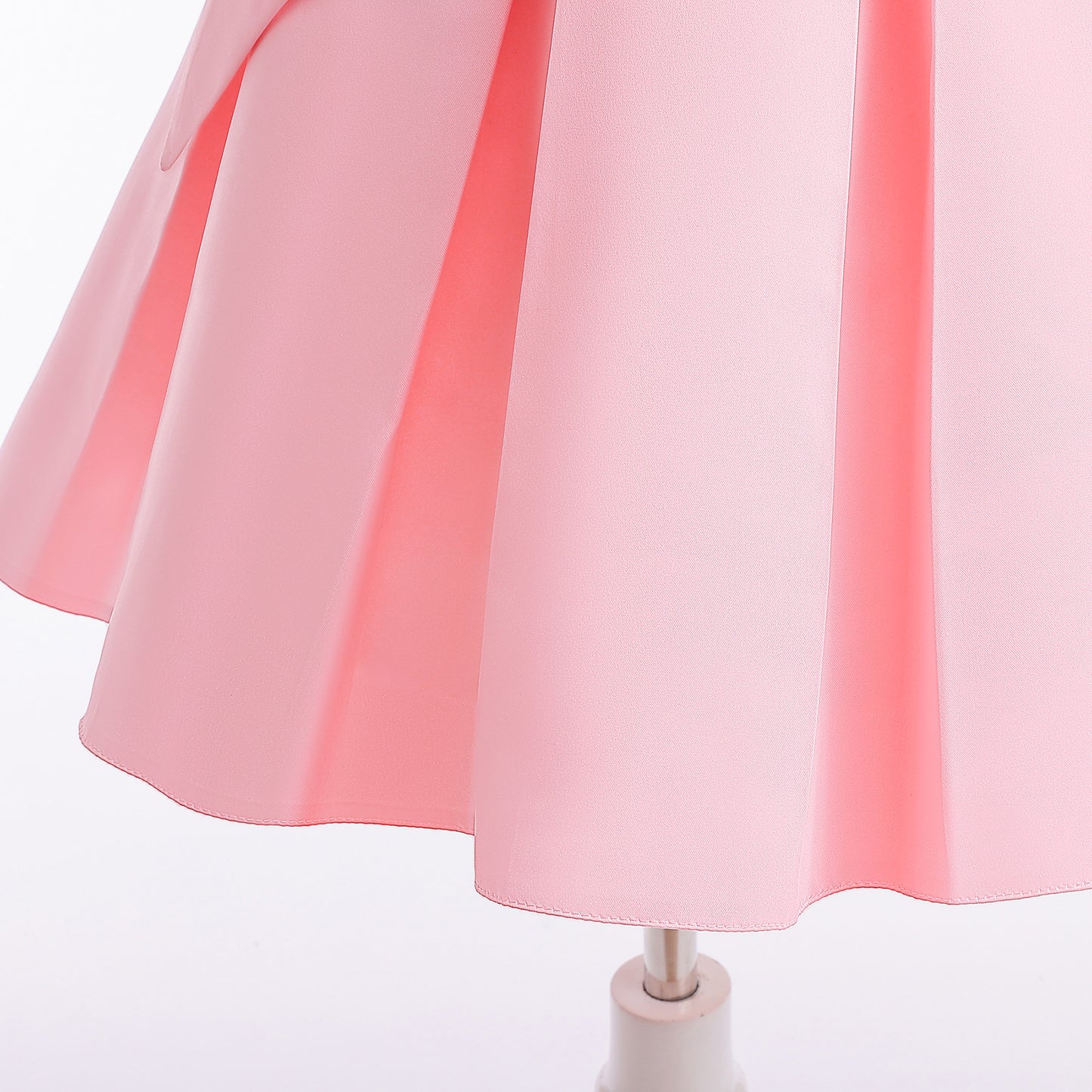 Children's Black Pink Solid Color Fashionable Princess Children's Dress