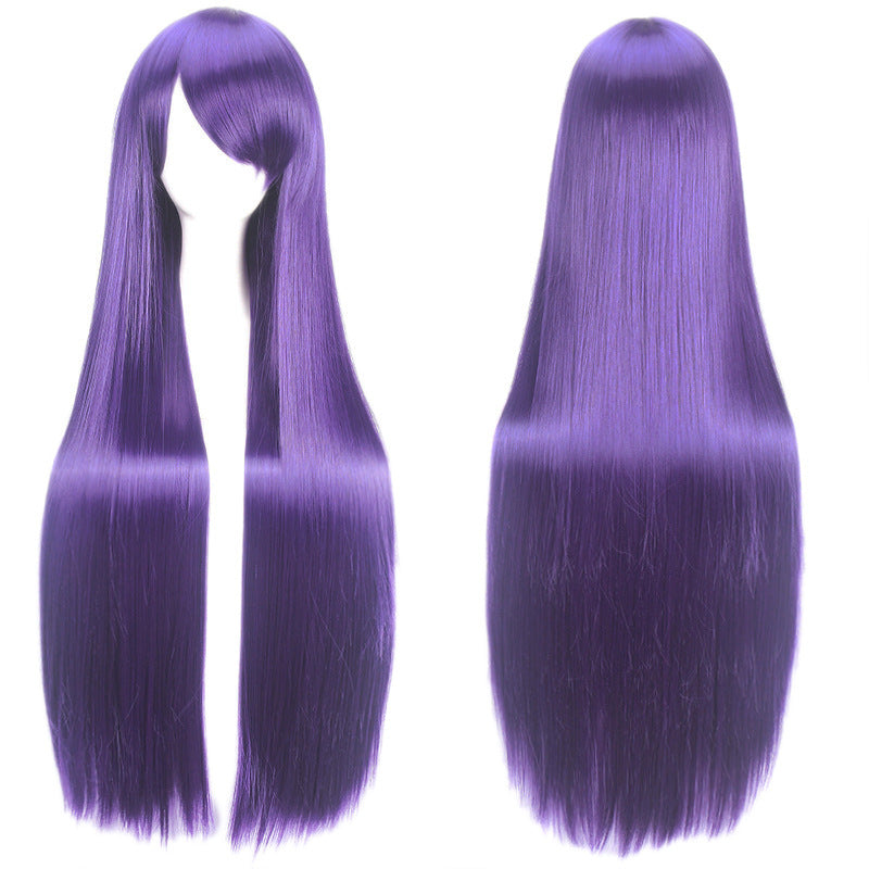 Classic Universal Color Hair Anime Fiber Long Straight Wig