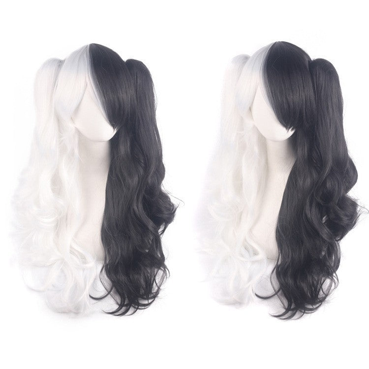 Anime Lolita Jaws Clamp Pair Ponytail Sheath Cos Wig
