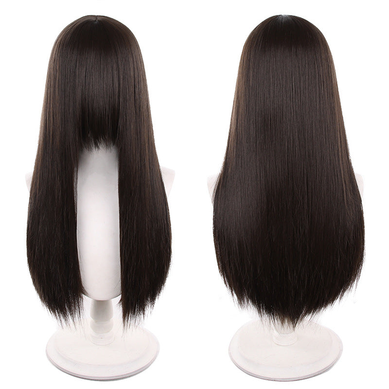 Popular Universal Long Straight Weight Scalp Cos Wig