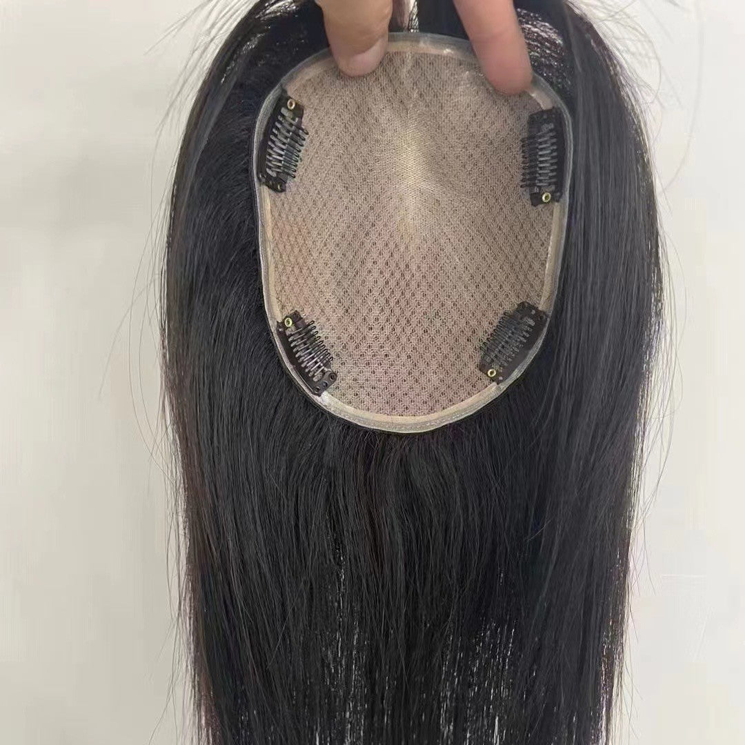 Cover Gray Extension Gauge Height Skull Top Supplementing Wig