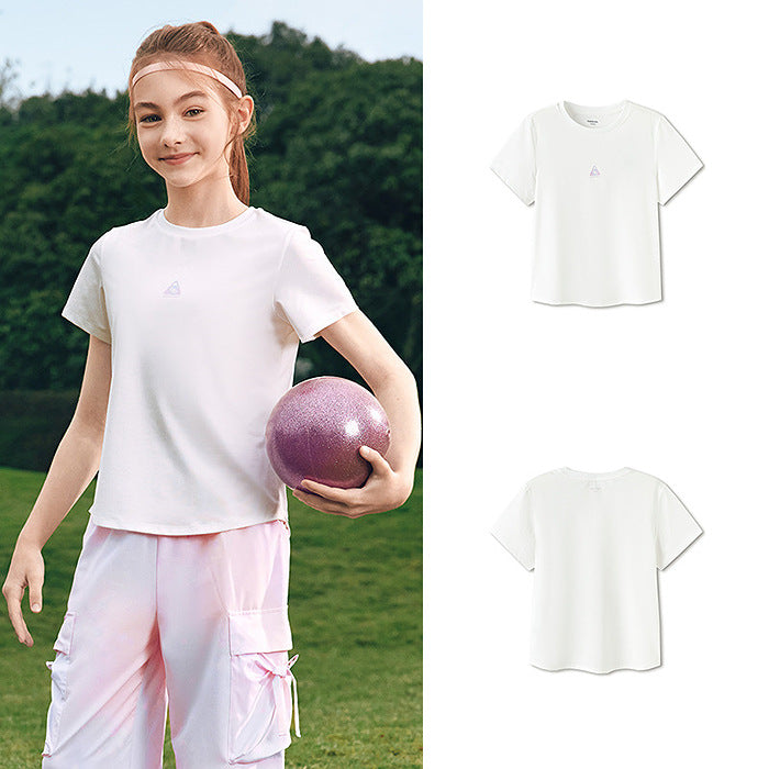 Children's Short-sleeved Summer Clothing Comfortable Big Quick Drying Clothes Children's T-shirt