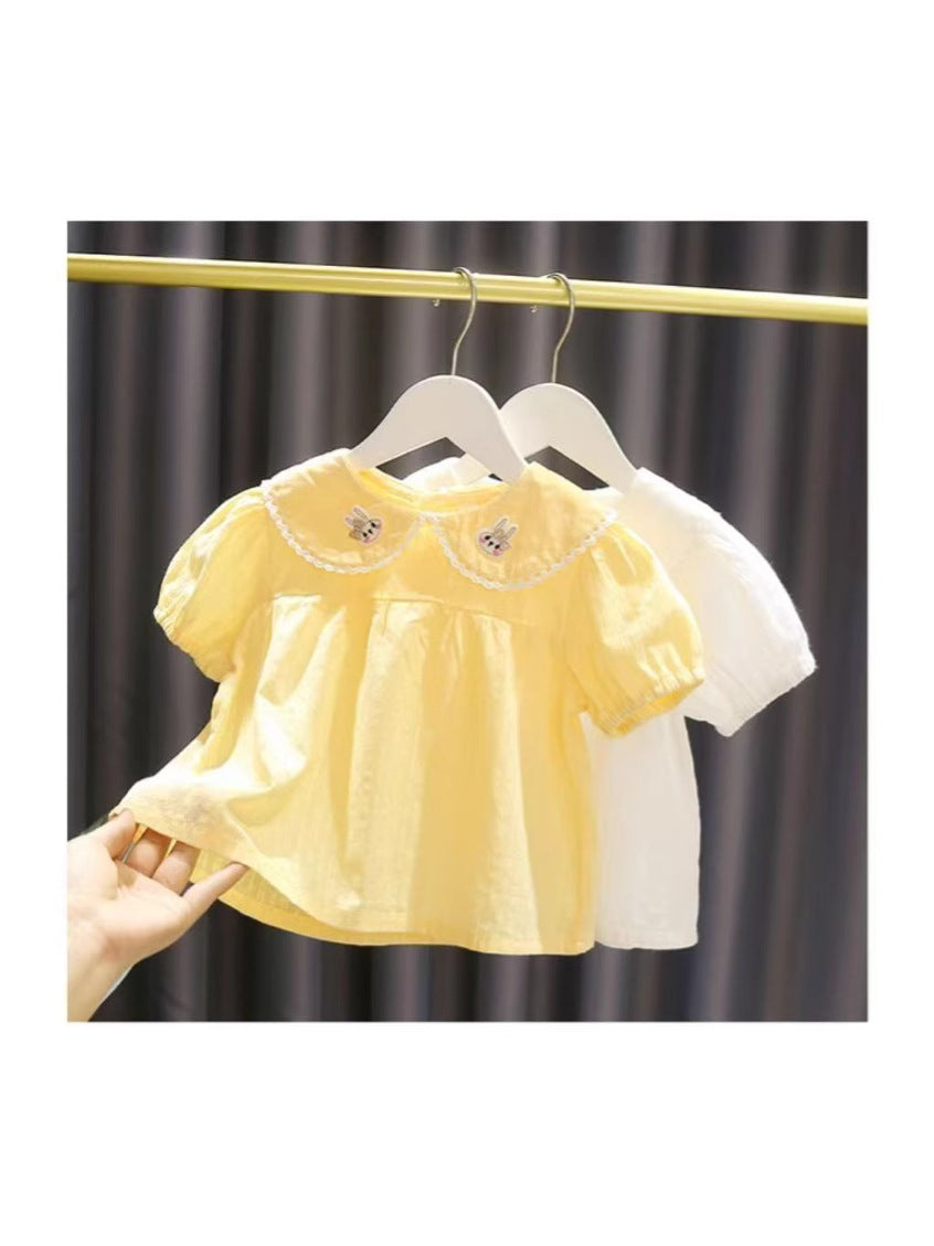 High-grade Jacquard For Summer Thin Breathable Children's Shirt