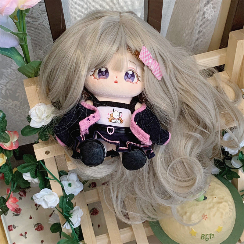Plush Hair High Temperature Silky Soft Silk Head Long Straight Wig
