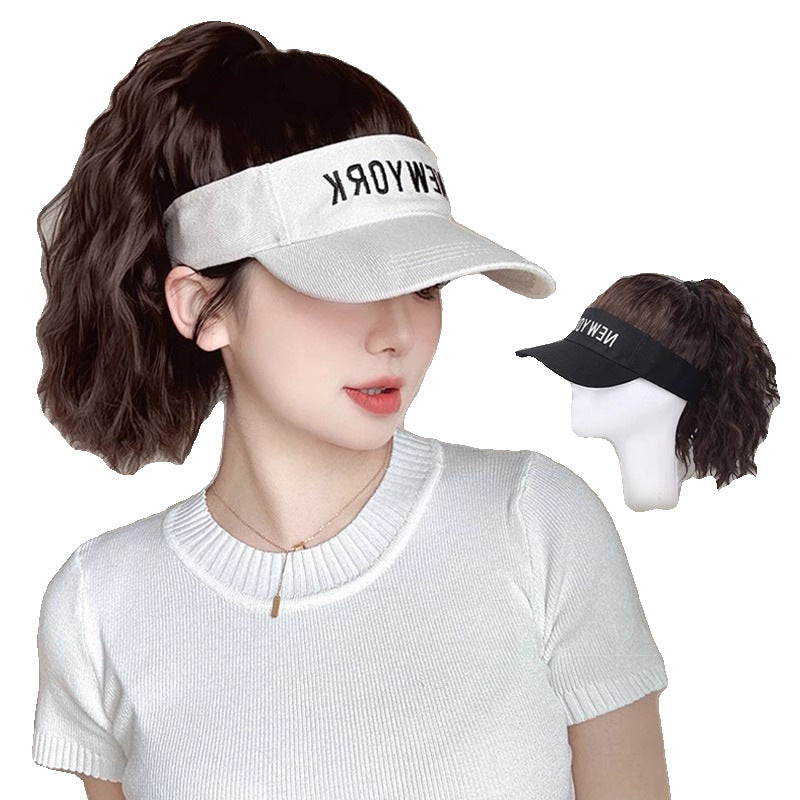Integrated Fashion Summer Sun Ponytail Female Korean Other Wig