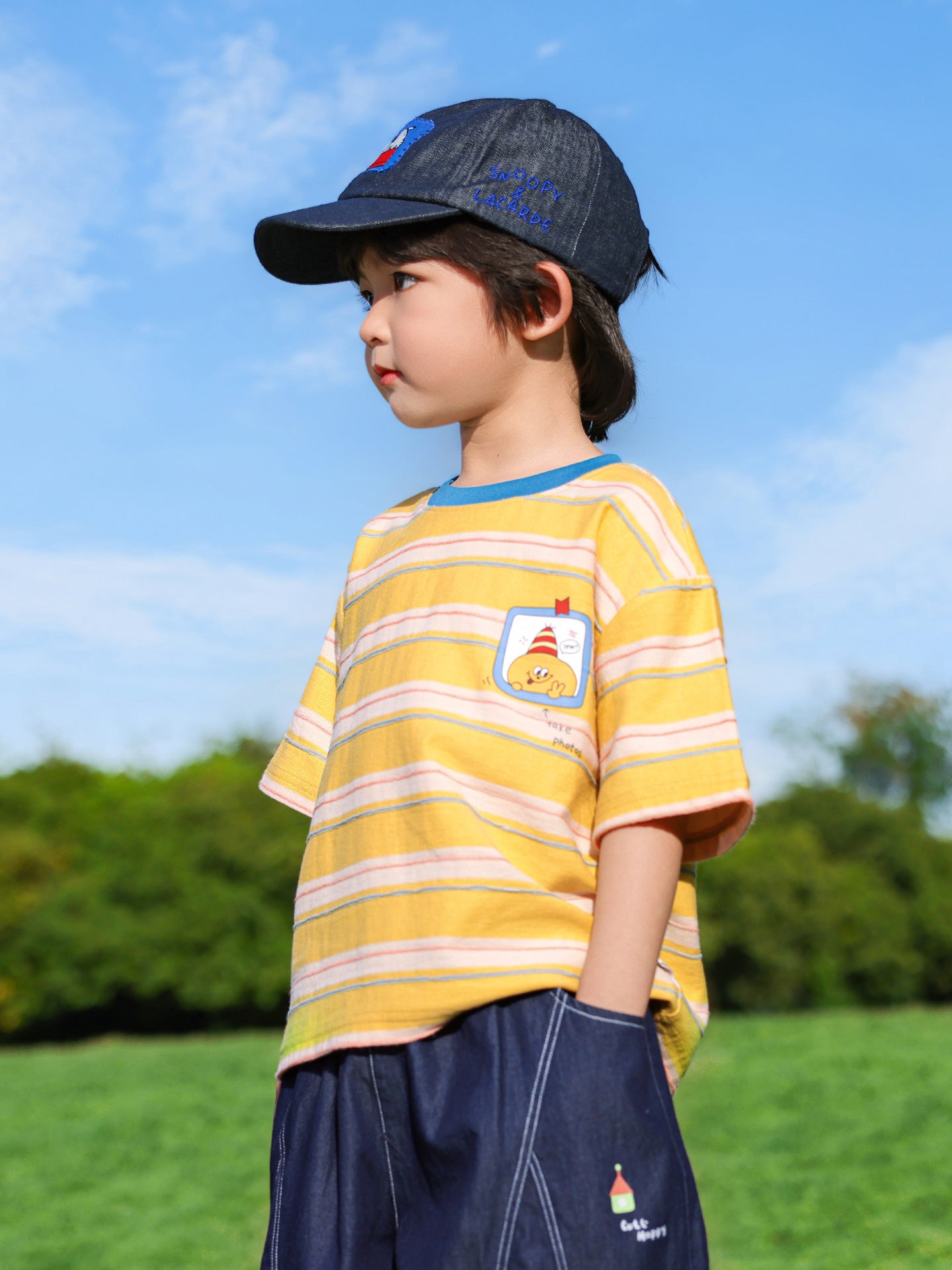 Children's Cotton Short-sleeved Summer Half Sleeve Clothing Little Thin Children's T-shirt