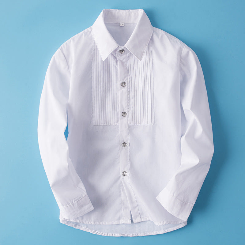 Children's Performing Dress Middle Big Primary School Uniform Costume For Piano Children's Shirt