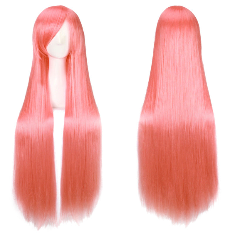 Classic Universal Color Hair Anime Fiber Long Straight Wig