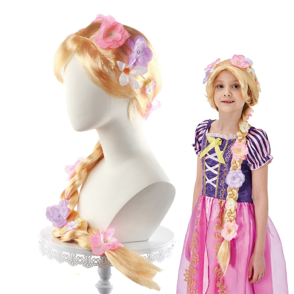 Hair Princess Big Braid Dress Up Role Cos Wig