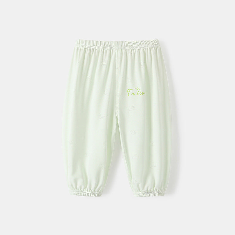 Children's Trousers Thin Breathable Boys Silk Casual Outdoor Children's Pants