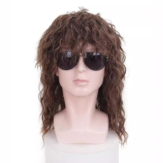 Men's Rock Messy Chemical Fiber Festival Party Cos Wig