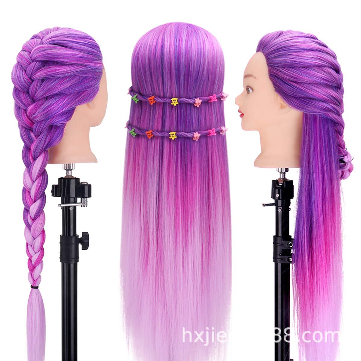 Color Practice Braided Hair Makeup Doll Other Wig