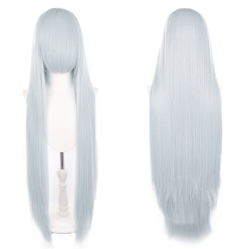 Mao Style Universal Scalp Head Long Bangs Cos Wig