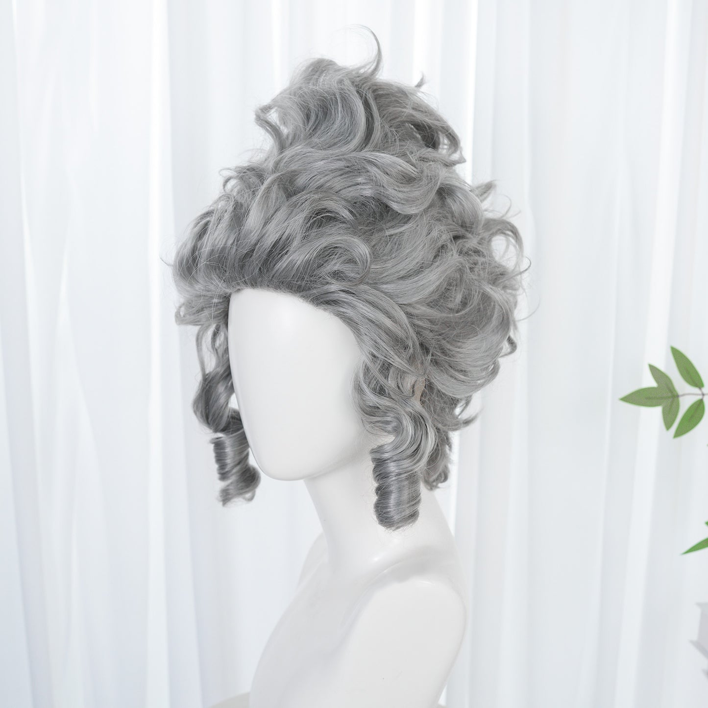 Mary Antoinette Court Queen Spiral Curly Wig Long Curls