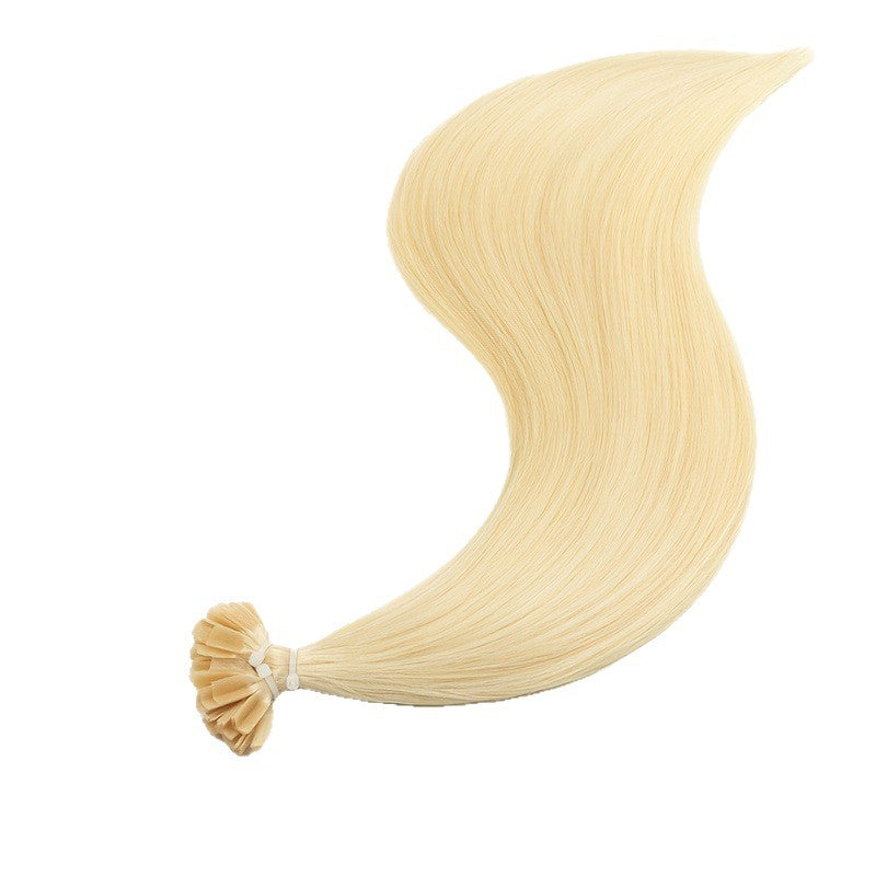 Human Extensions Wigs Pieces Extension Nail Real Hair Wig