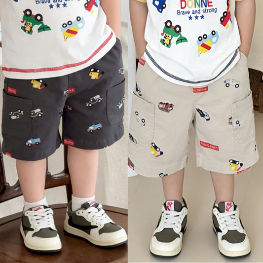 Children's Shorts Summer Cartoon Printed Boy Clothing Children's Pants