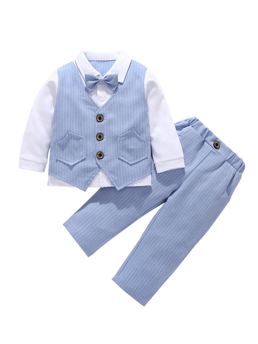 Children's Small Clothes One Month Old British Dress Children's Suit