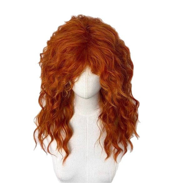 Women's Autumn Halloween Small Curls Mid-length Simulation Wig Short Curly Hair