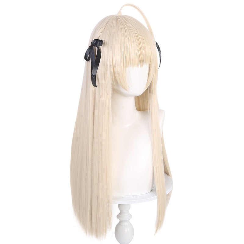 Fashion No Sora Strap Double Ponytail Cos Wig