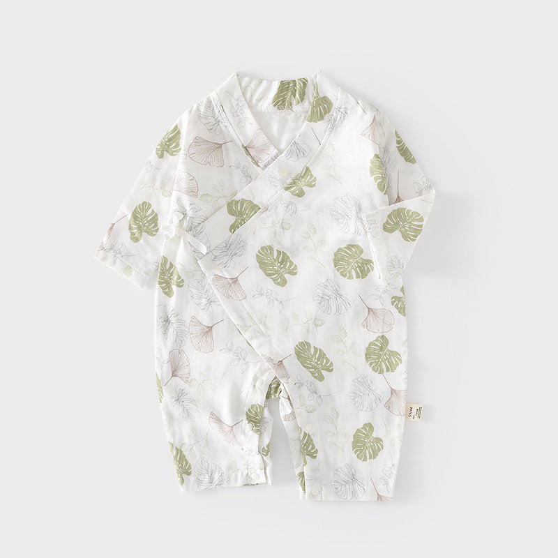 Pure Cotton Rompers Air Conditioning Clothes Born Jumpsuit, Climbing Suit