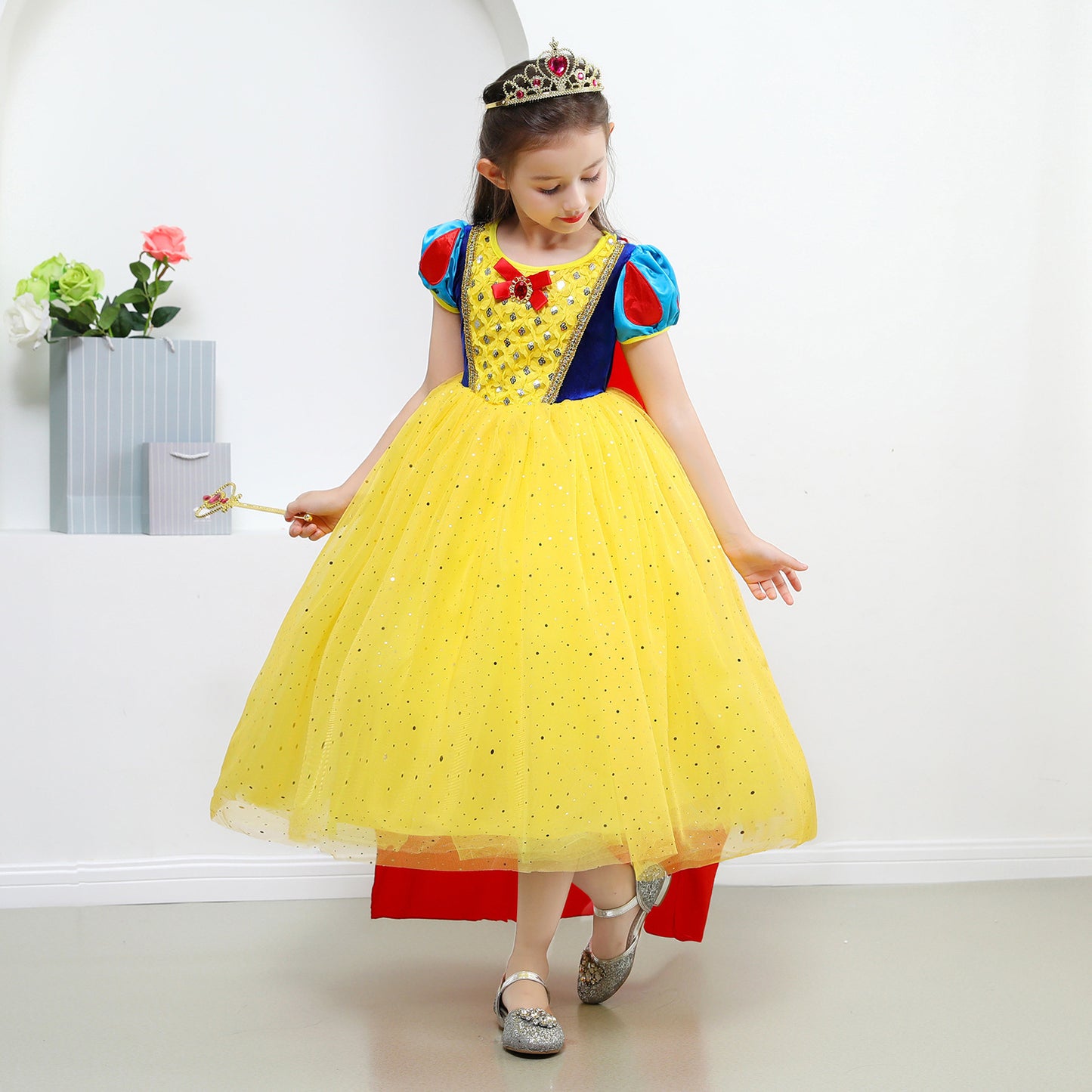 Children's Christmas Clothing Female Skirt Princess Performance Children's Dress